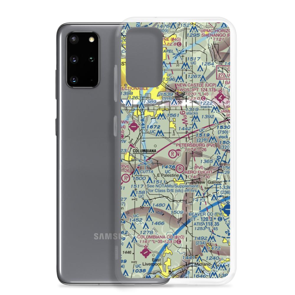 Richey Airport (56OH) VFR Sectional Samsung Case Samsung Galaxy S20 Plus model shown