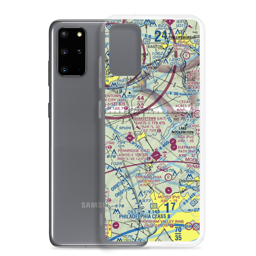 Richland Acres Ultralightport (13PN) VFR Sectional Samsung Case Samsung Galaxy S20 Plus model shown