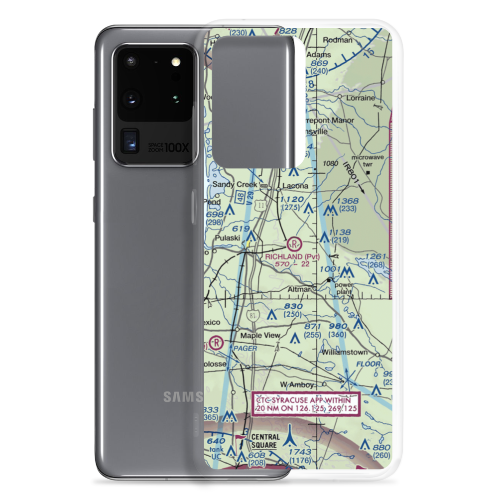 Richland Airpark (1NY3) VFR Sectional Samsung Case Samsung Galaxy S20 Ultra model shown