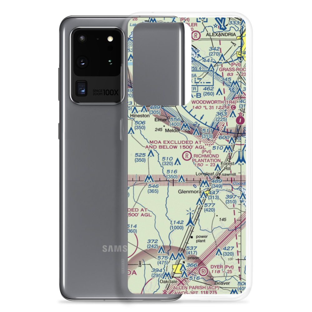 Richmond Plantation Airport (07LA) VFR Sectional Samsung Case Samsung Galaxy S20 Ultra model shown