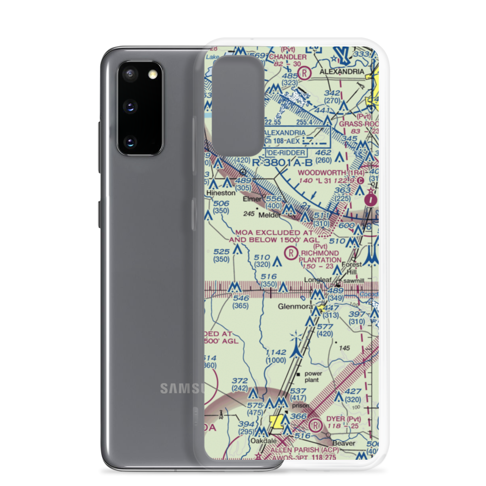 Richmond Plantation Airport (07LA) VFR Sectional Samsung Case Samsung Galaxy S20 model shown