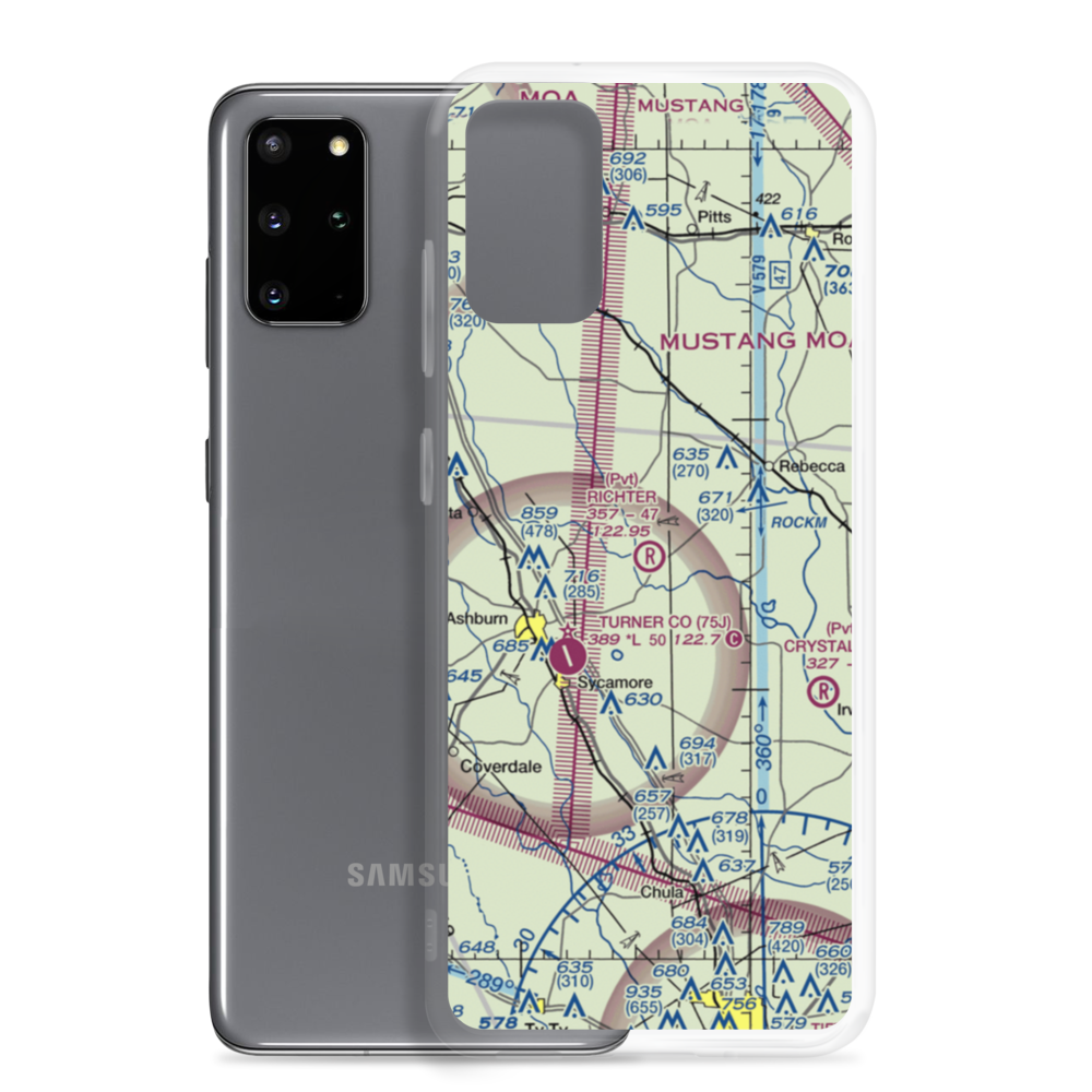 Richter Airpark (GE12) VFR Sectional Samsung Case Samsung Galaxy S20 Plus model shown