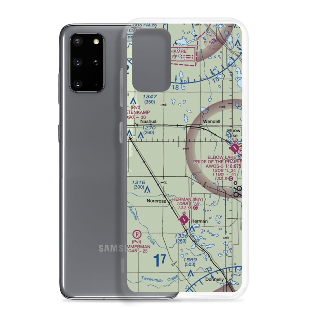 Ricks Field (65MN) VFR Sectional Samsung Case Samsung Galaxy S20 Plus model shown