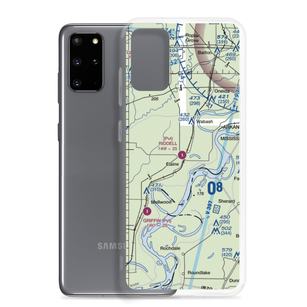Riddell Field (7AR7) VFR Sectional Samsung Case Samsung Galaxy S20 Plus model shown