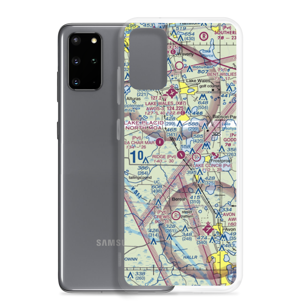 Ridge Landing Airport (4FL5) VFR Sectional Samsung Case Samsung Galaxy S20 Plus model shown