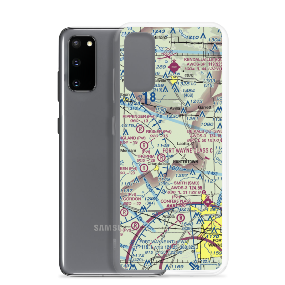 Ries Airport (76II) VFR Sectional Samsung Case Samsung Galaxy S20 model shown
