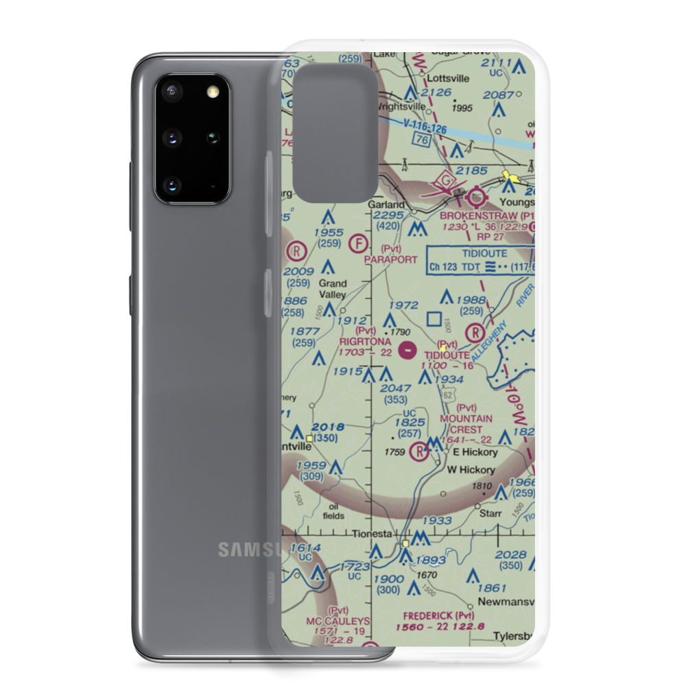Rigrtona Airport (13PA) VFR Sectional Samsung Case Samsung Galaxy S20 Plus model shown