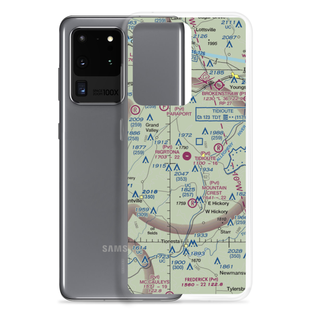 Rigrtona Airport (13PA) VFR Sectional Samsung Case Samsung Galaxy S20 Ultra model shown