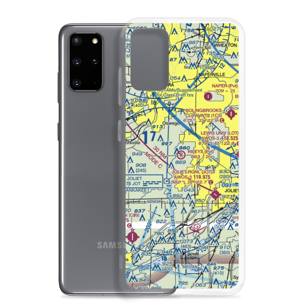 Riley's Field (LL51) VFR Sectional Samsung Case Samsung Galaxy S20 Plus model shown
