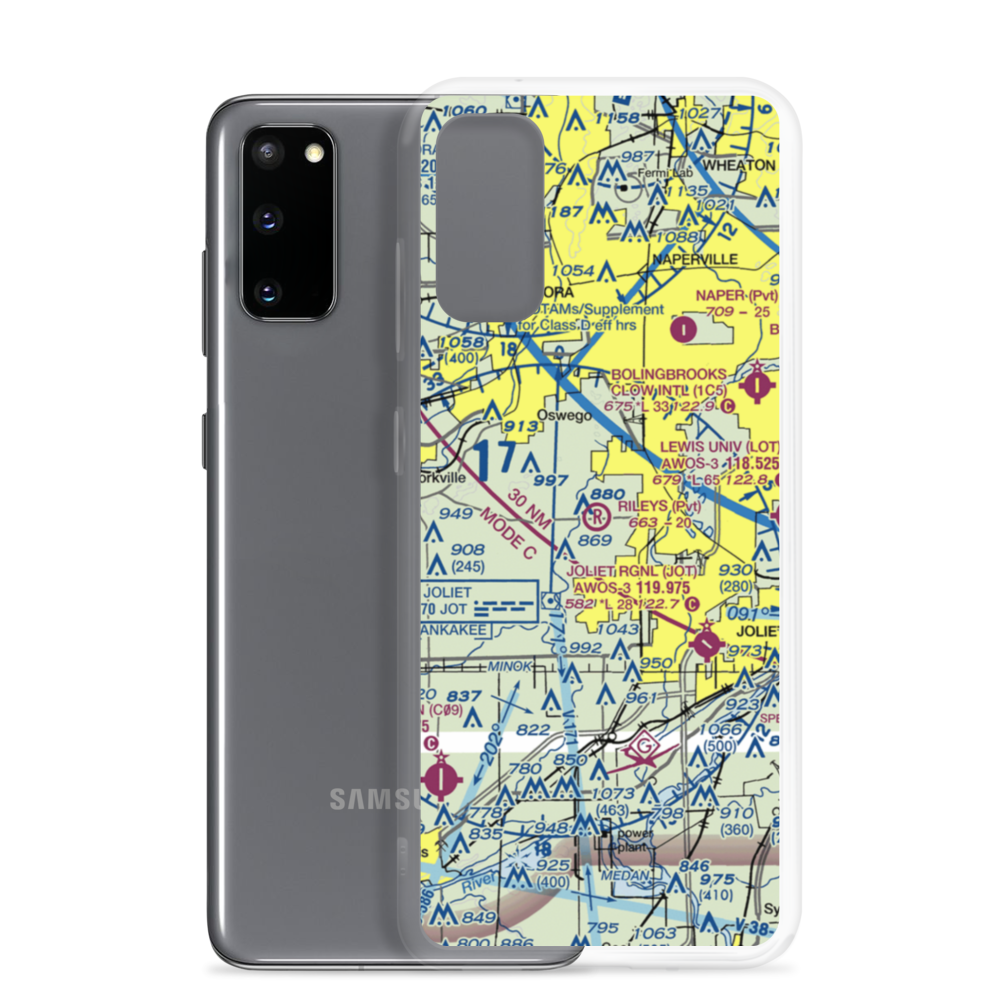 Riley's Field (LL51) VFR Sectional Samsung Case Samsung Galaxy S20 model shown