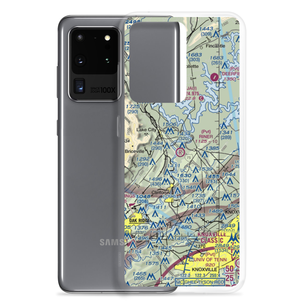 Riner Farm Airport (0TN6) VFR Sectional Samsung Case Samsung Galaxy S20 Ultra model shown