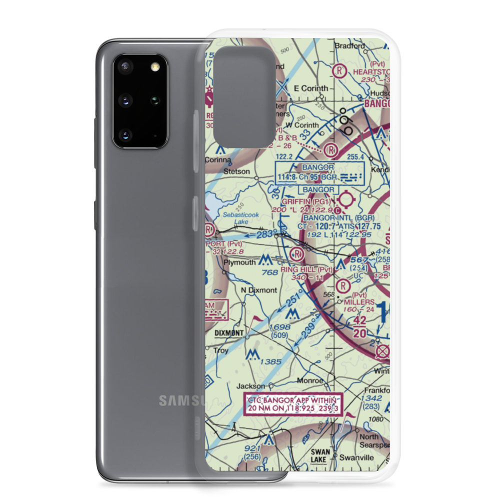 Ring Hill Airport (14ME) VFR Sectional Samsung Case Samsung Galaxy S20 Plus model shown