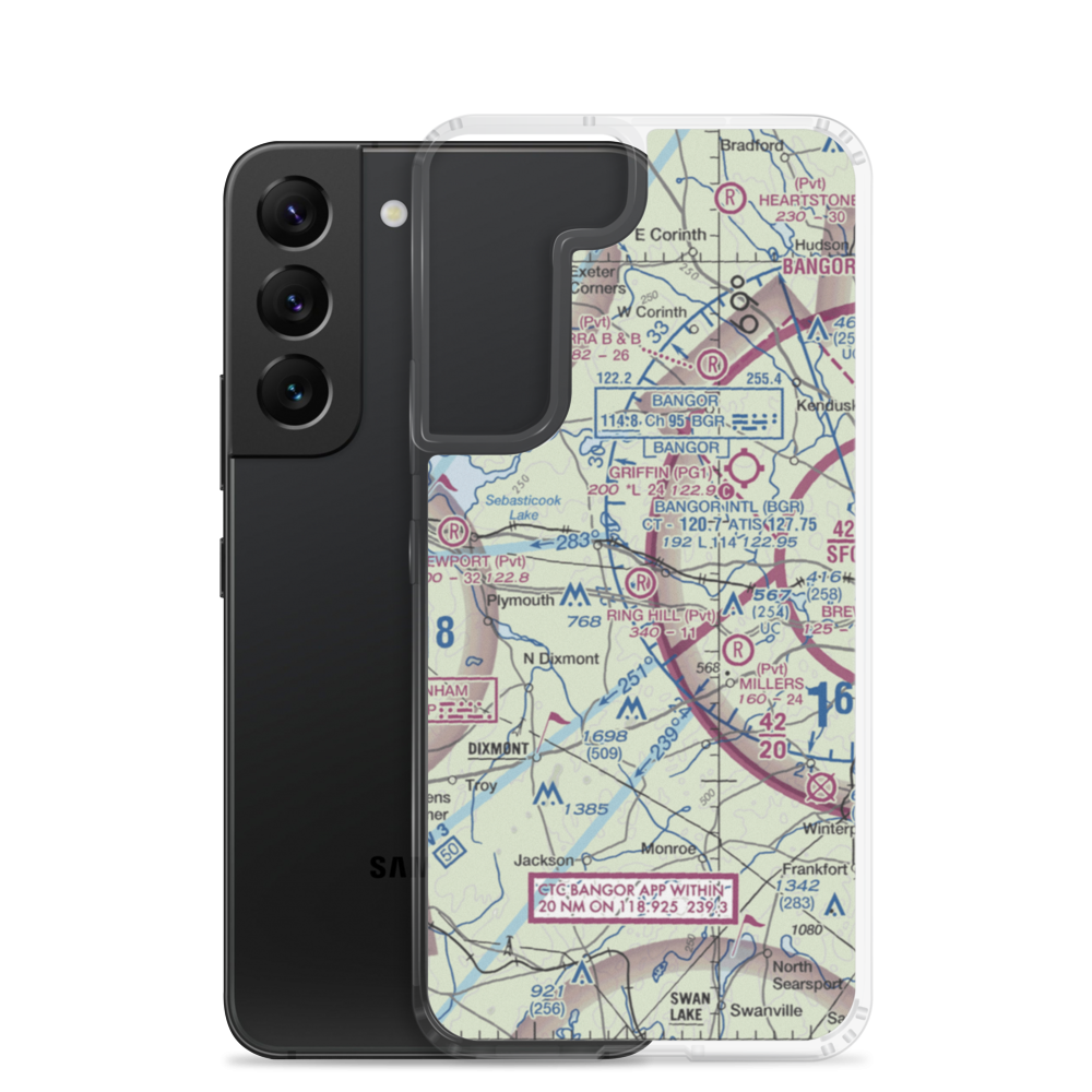 Ring Hill Airport (14ME) VFR Sectional Samsung Case Samsung Galaxy S22 model shown