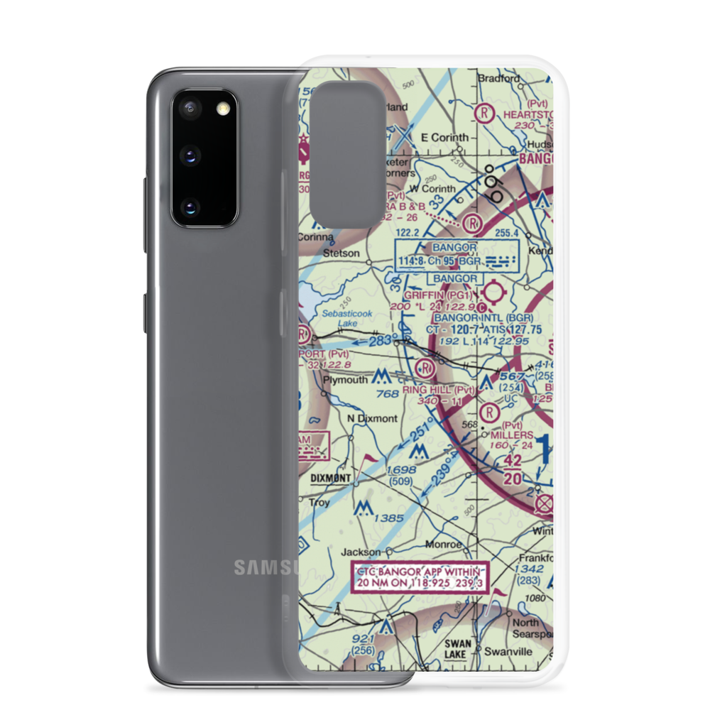 Ring Hill Airport (14ME) VFR Sectional Samsung Case Samsung Galaxy S20 model shown