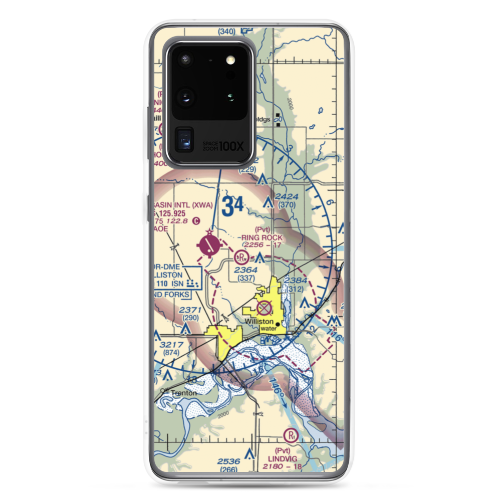 Ring Rock Ranch Airport (4NA1) VFR Sectional Samsung Case Samsung Galaxy S20 Ultra model shown