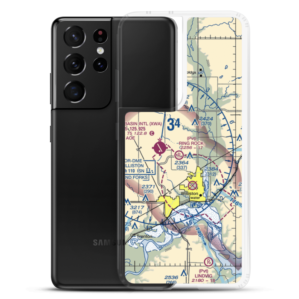 Ring Rock Ranch Airport (4NA1) VFR Sectional Samsung Case Samsung Galaxy S21 Ultra model shown