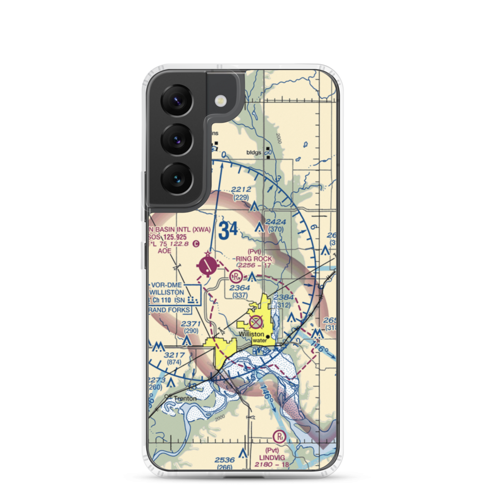 Ring Rock Ranch Airport (4NA1) VFR Sectional Samsung Case Samsung Galaxy S22 model shown