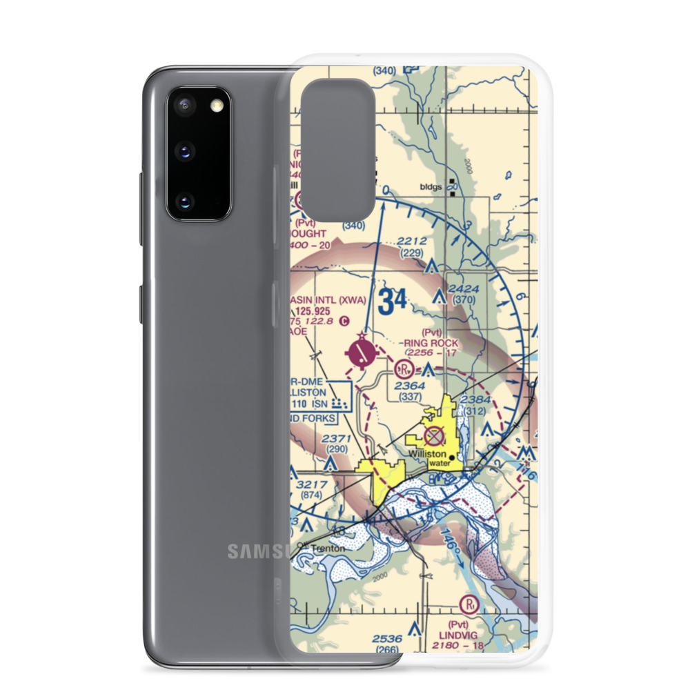Ring Rock Ranch Airport (4NA1) VFR Sectional Samsung Case Samsung Galaxy S20 model shown
