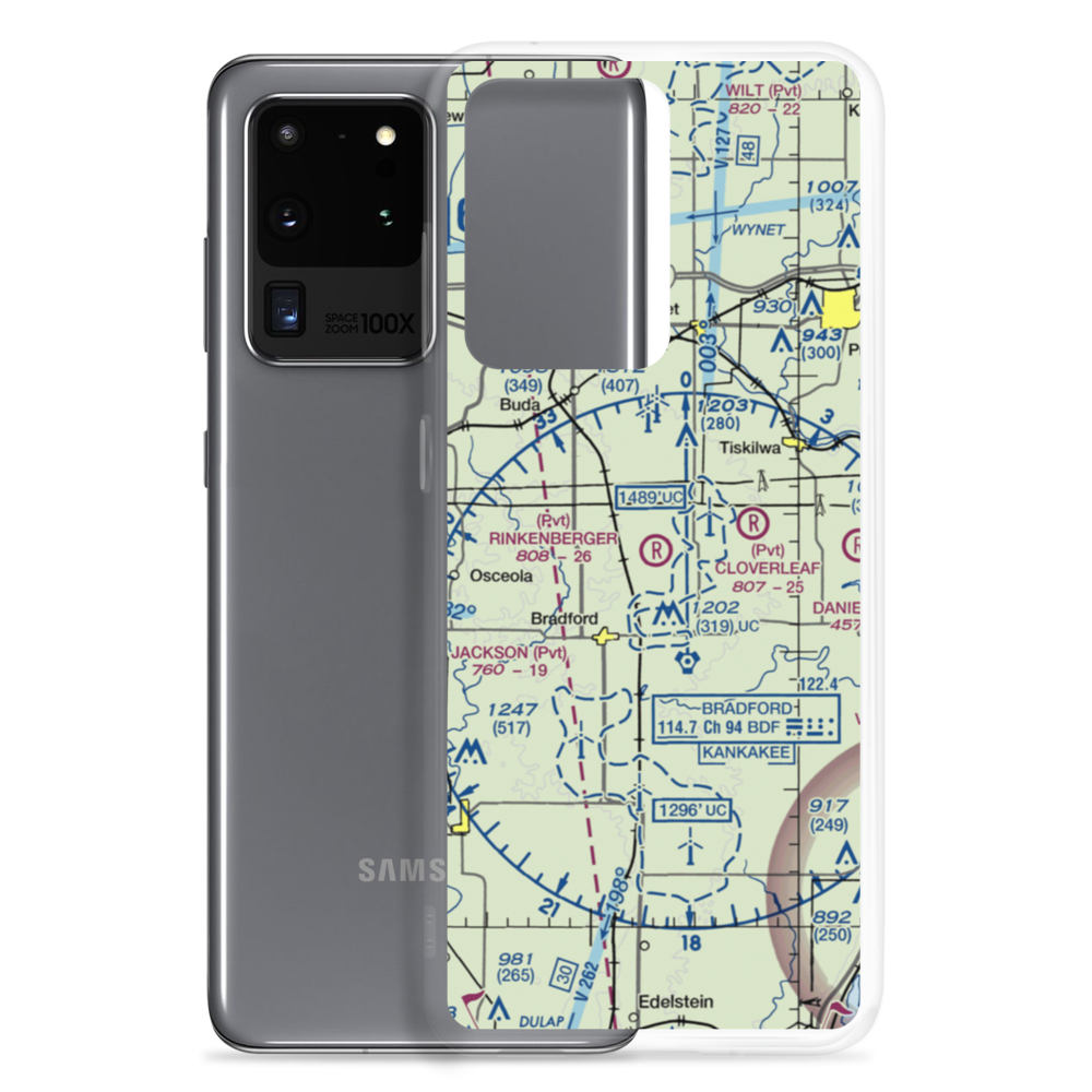 Rinkenberger Restricted Landing Area (3IS8) VFR Sectional Samsung Case Samsung Galaxy S20 Ultra model shown