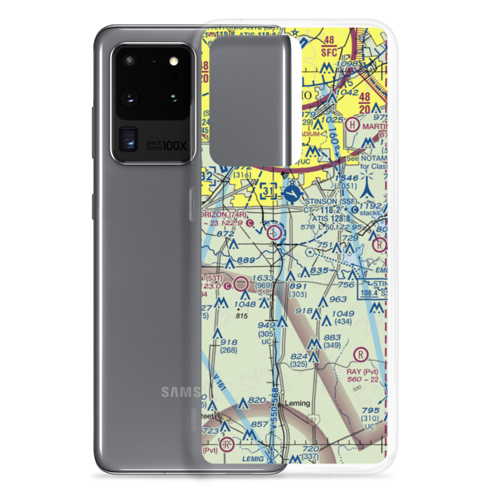 Rio Medina Airport (US-0152) VFR Sectional Samsung Case Samsung Galaxy S20 Ultra model shown