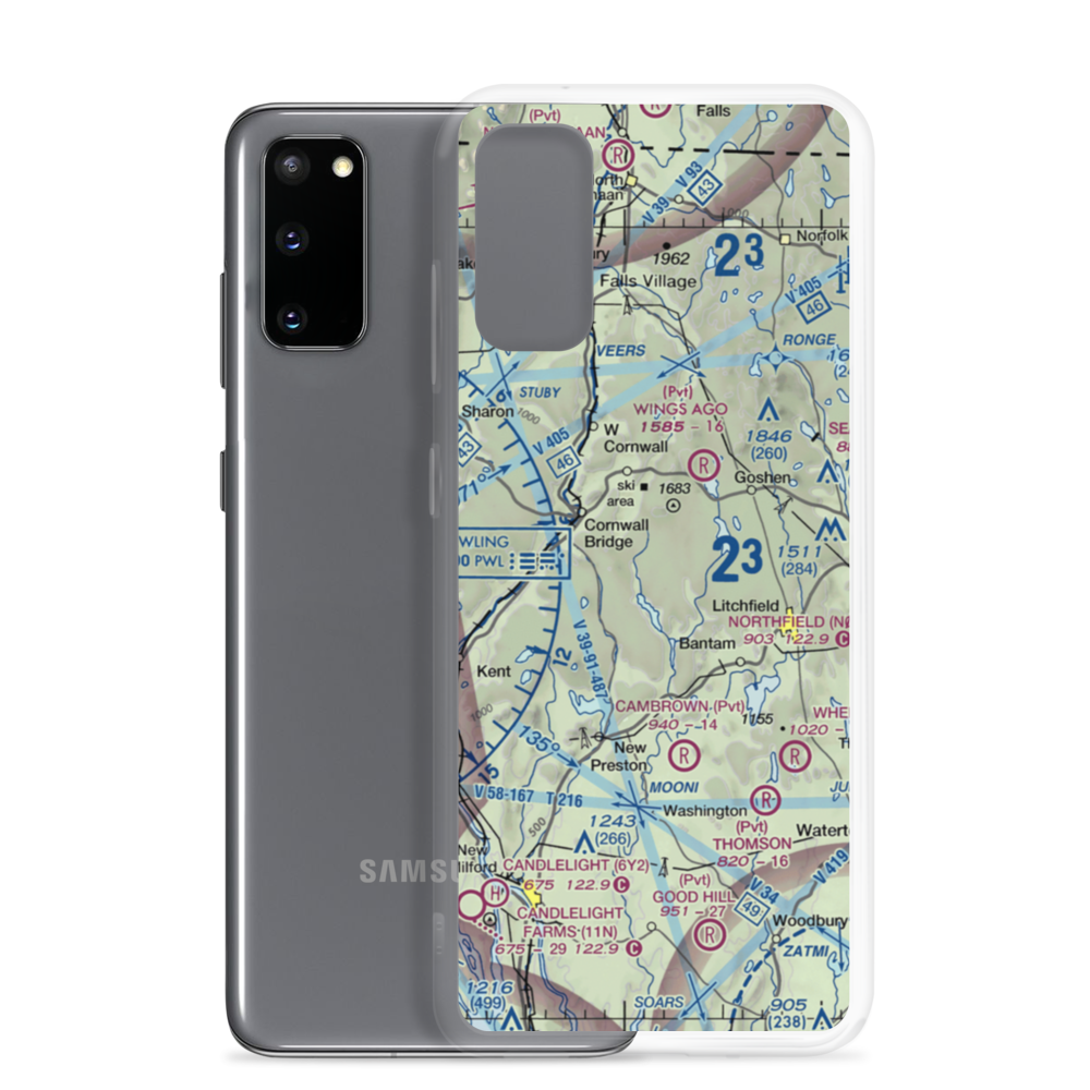 Ripley Field (CT44) VFR Sectional Samsung Case Samsung Galaxy S20 model shown