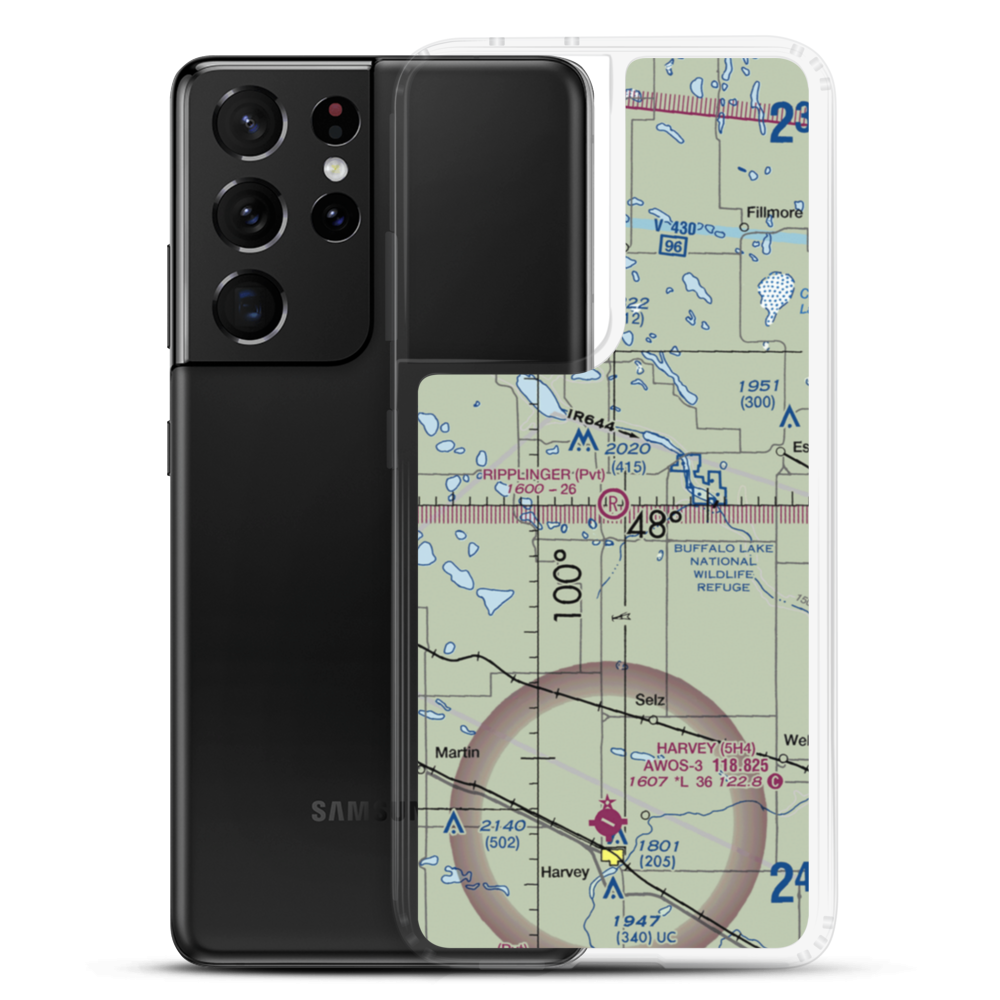 Ripplinger Strip (NA33) VFR Sectional Samsung Case Samsung Galaxy S21 Ultra model shown