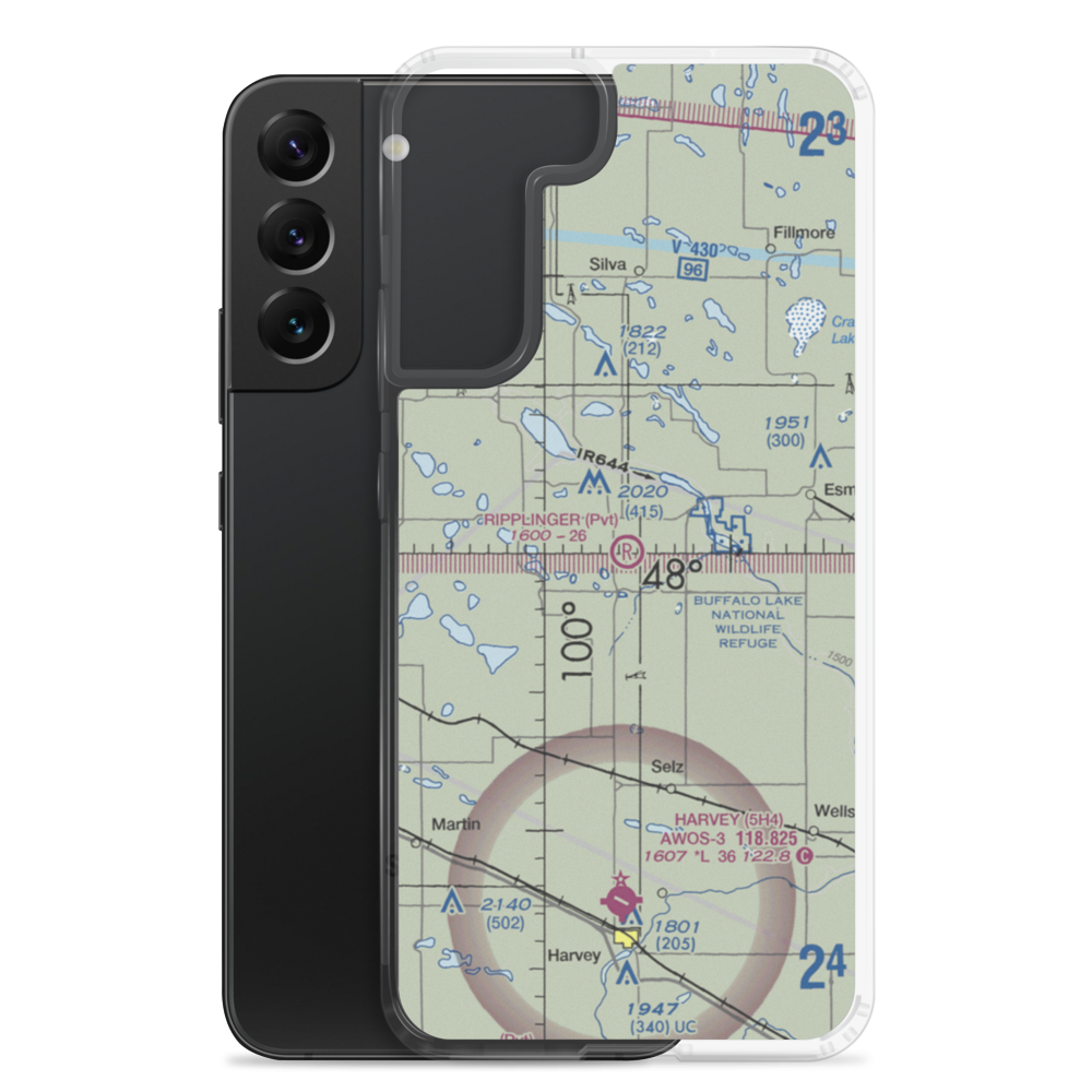 Ripplinger Strip (NA33) VFR Sectional Samsung Case Samsung Galaxy S22 Plus model shown