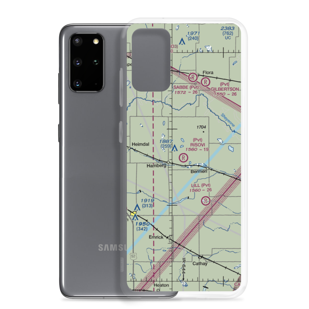 Risovi Ranch Strip (3NA6) VFR Sectional Samsung Case Samsung Galaxy S20 Plus model shown