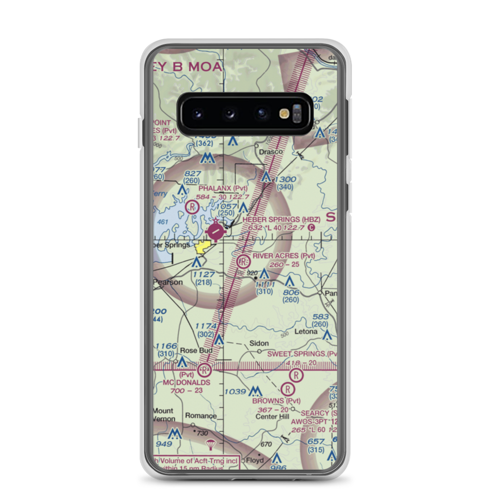 River Acres Airport (3AR8) VFR Sectional Samsung Case Samsung Galaxy S10 model shown