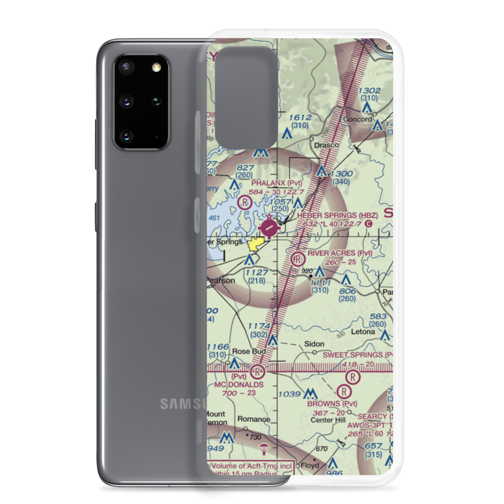 River Acres Airport (3AR8) VFR Sectional Samsung Case Samsung Galaxy S20 Plus model shown