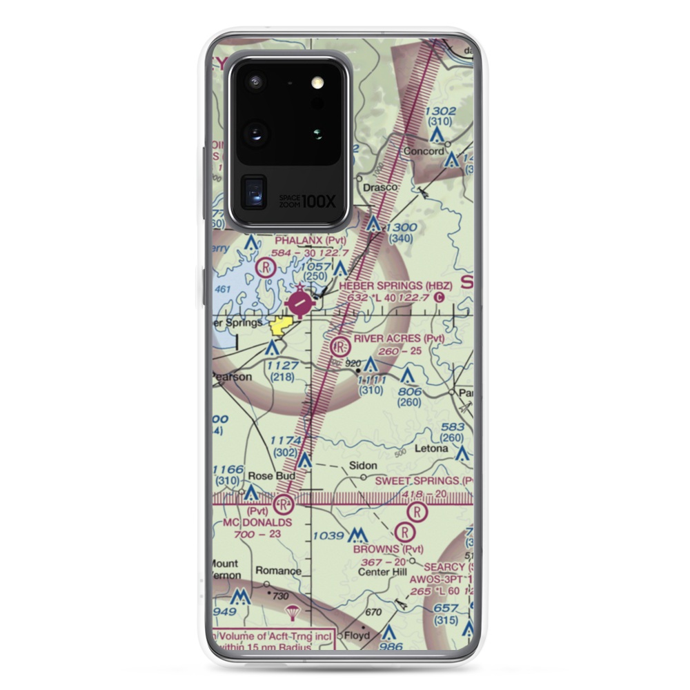 River Acres Airport (3AR8) VFR Sectional Samsung Case Samsung Galaxy S20 Ultra model shown