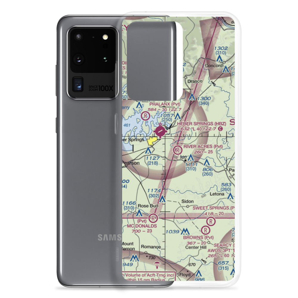 River Acres Airport (3AR8) VFR Sectional Samsung Case Samsung Galaxy S20 Ultra model shown