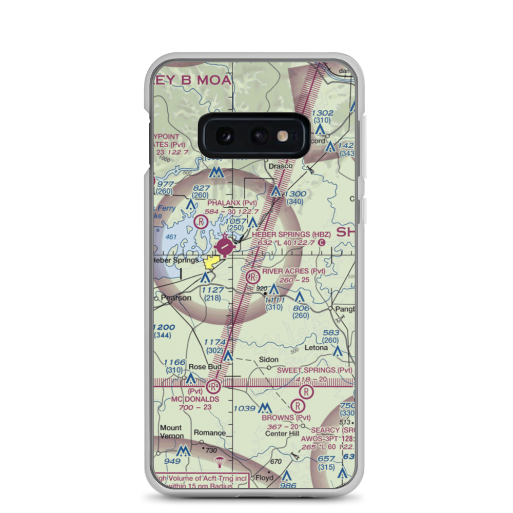 River Acres Airport (3AR8) VFR Sectional Samsung Case Samsung Galaxy S10e model shown