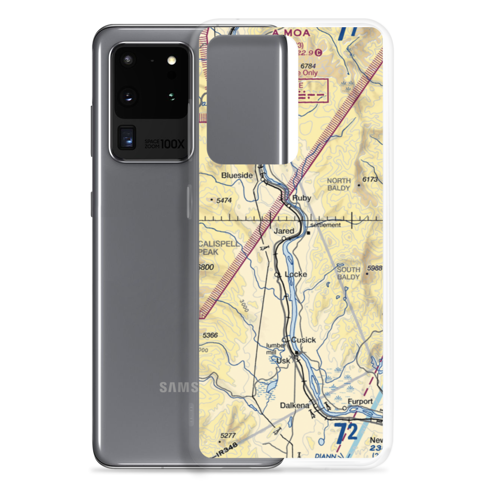 River Bend Airport (9WA3) VFR Sectional Samsung Case Samsung Galaxy S20 Ultra model shown