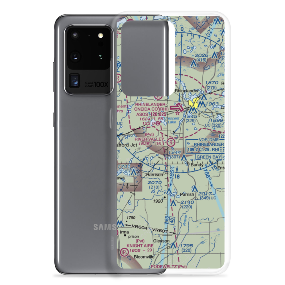 River Valley Airport (WS78) VFR Sectional Samsung Case Samsung Galaxy S20 Ultra model shown