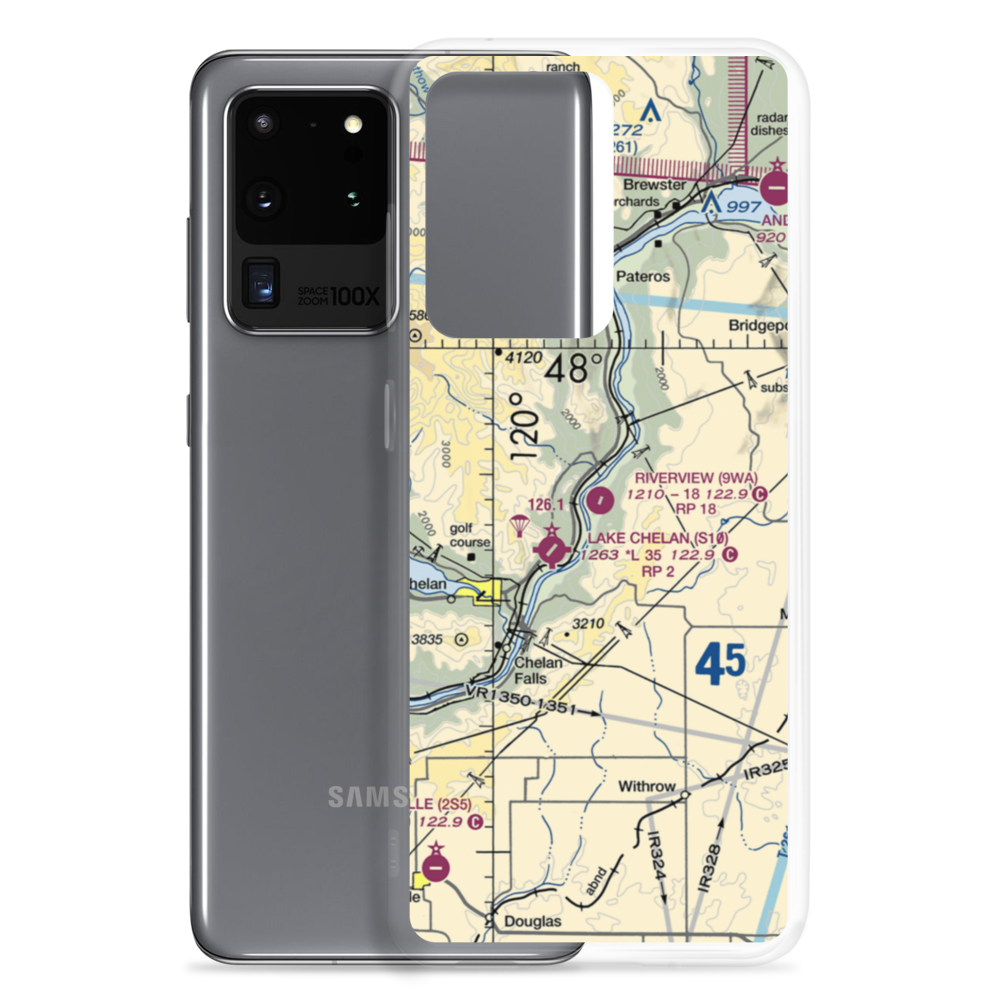 River View Airpark (9WA) VFR Sectional Samsung Case Samsung Galaxy S20 Ultra model shown
