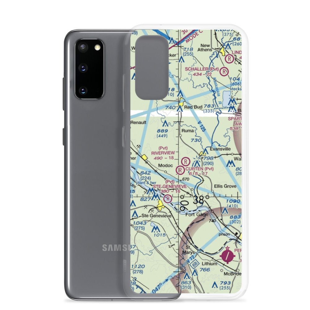 Riverveiw Airport (5IS3) VFR Sectional Samsung Case Samsung Galaxy S20 model shown