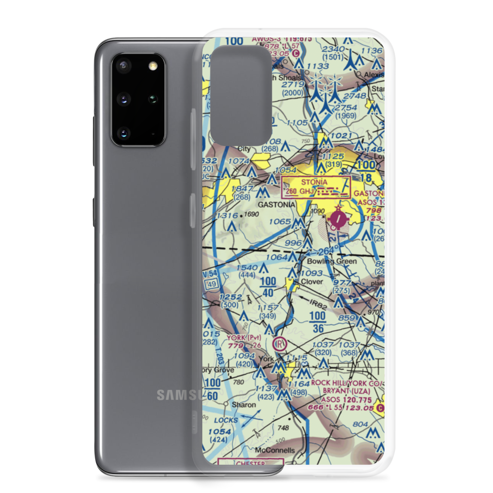 Rizzy Ridge Airport (39SC) VFR Sectional Samsung Case Samsung Galaxy S20 Plus model shown