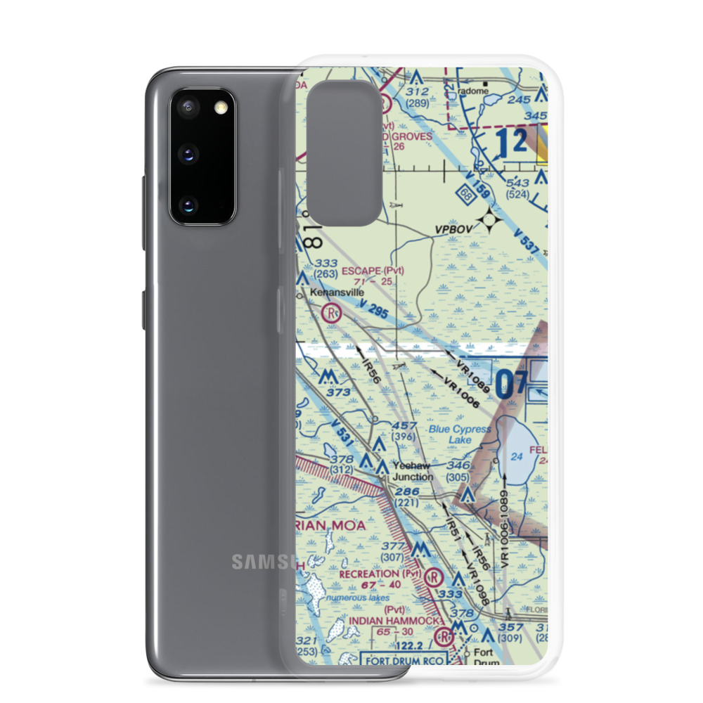 Rlm Farms Airport (FD09) VFR Sectional Samsung Case Samsung Galaxy S20 model shown