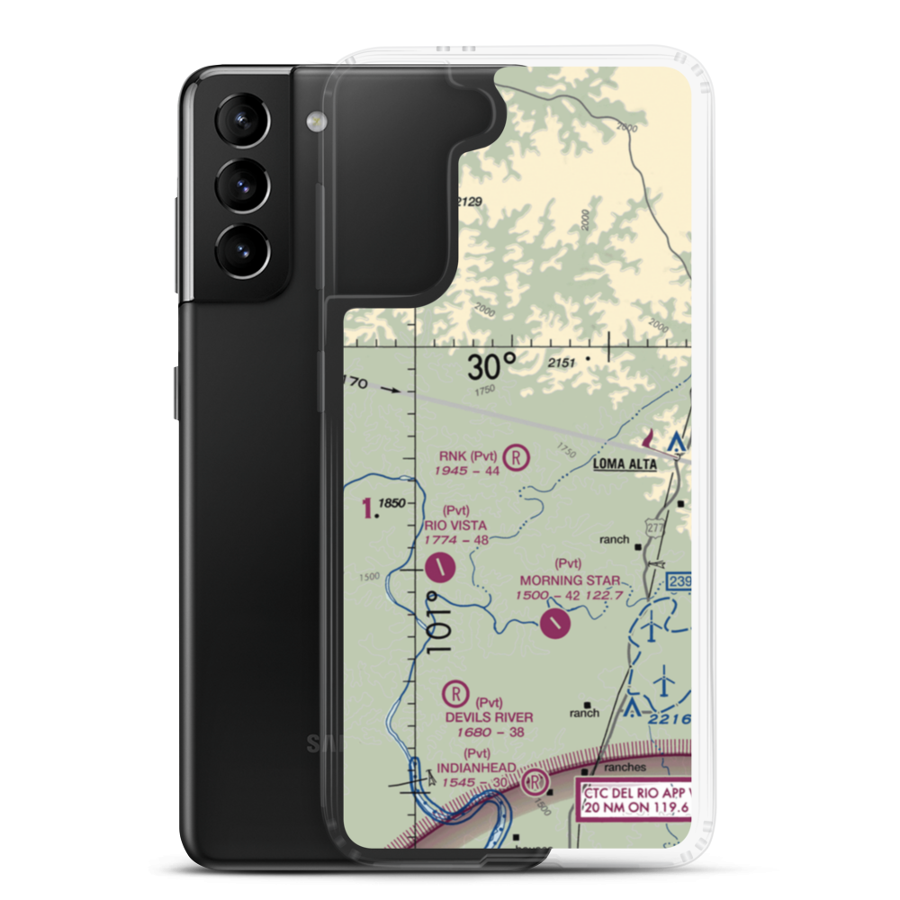 Rnk Ranch Airport (8TS8) VFR Sectional Samsung Case Samsung Galaxy S21 Plus model shown