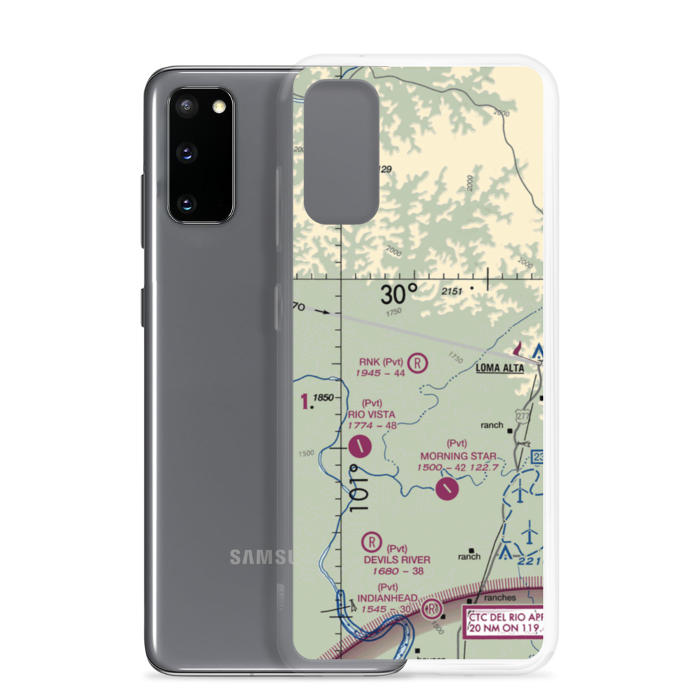 Rnk Ranch Airport (8TS8) VFR Sectional Samsung Case Samsung Galaxy S20 model shown
