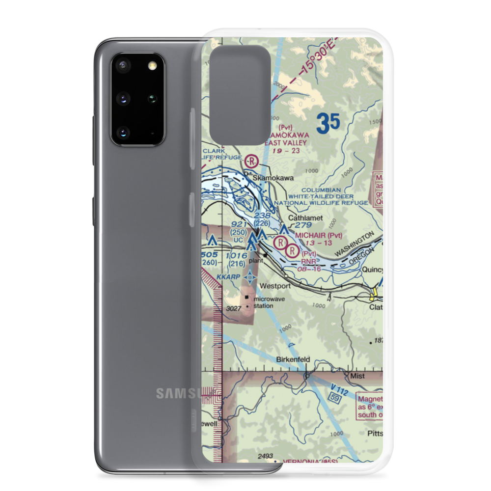 RNR Farms Airport (79WA) VFR Sectional Samsung Case Samsung Galaxy S20 Plus model shown