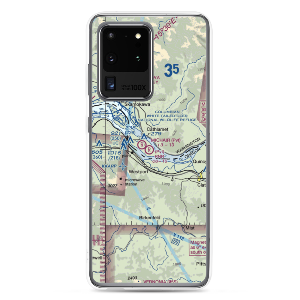 RNR Farms Airport (79WA) VFR Sectional Samsung Case Samsung Galaxy S20 Ultra model shown