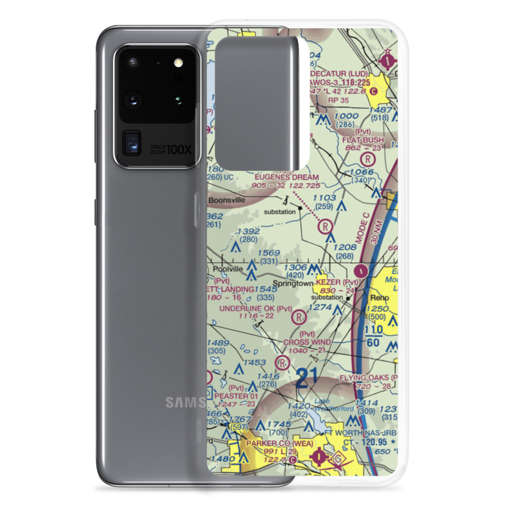 RNW Airport (0XA0) VFR Sectional Samsung Case Samsung Galaxy S20 Ultra model shown