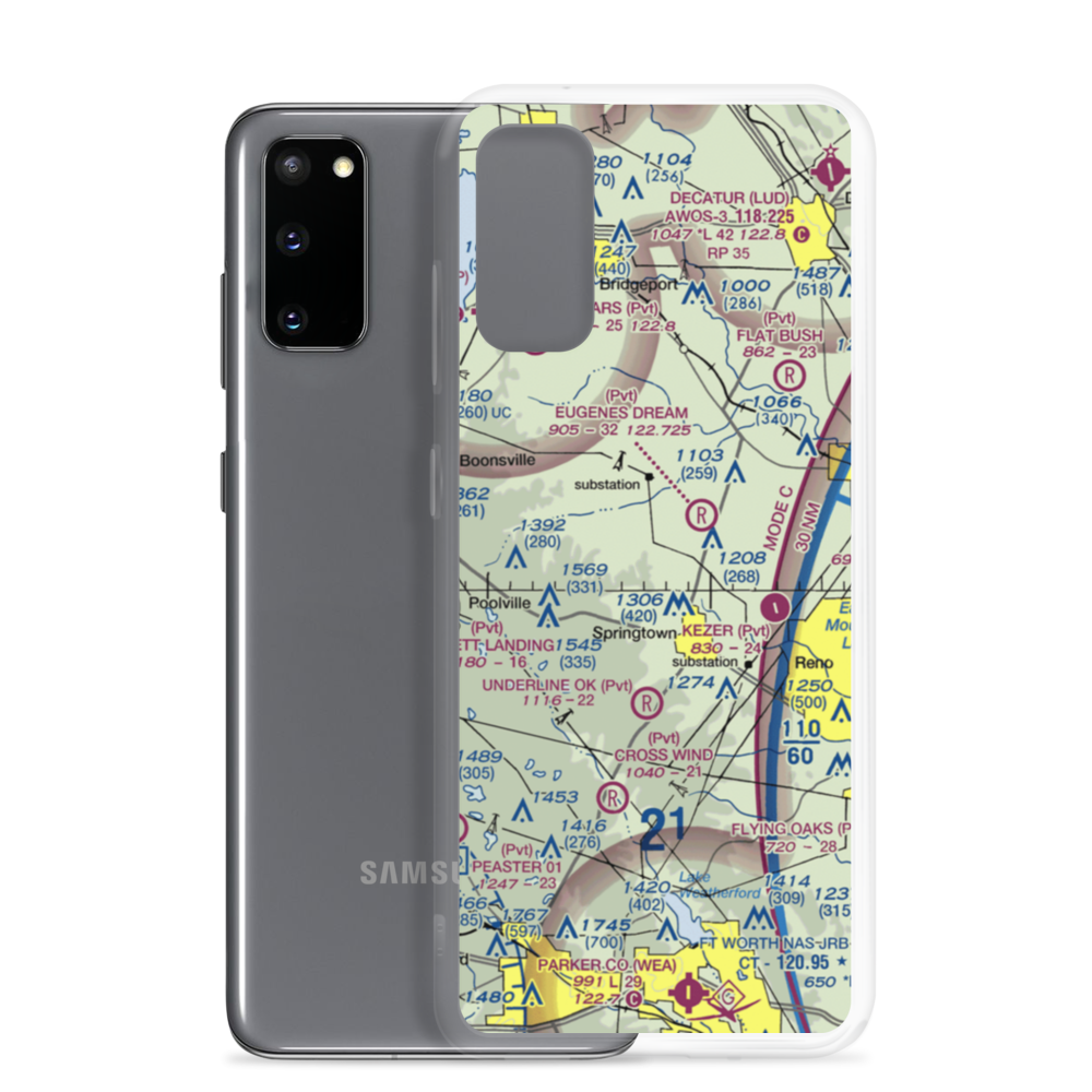 RNW Airport (0XA0) VFR Sectional Samsung Case Samsung Galaxy S20 model shown