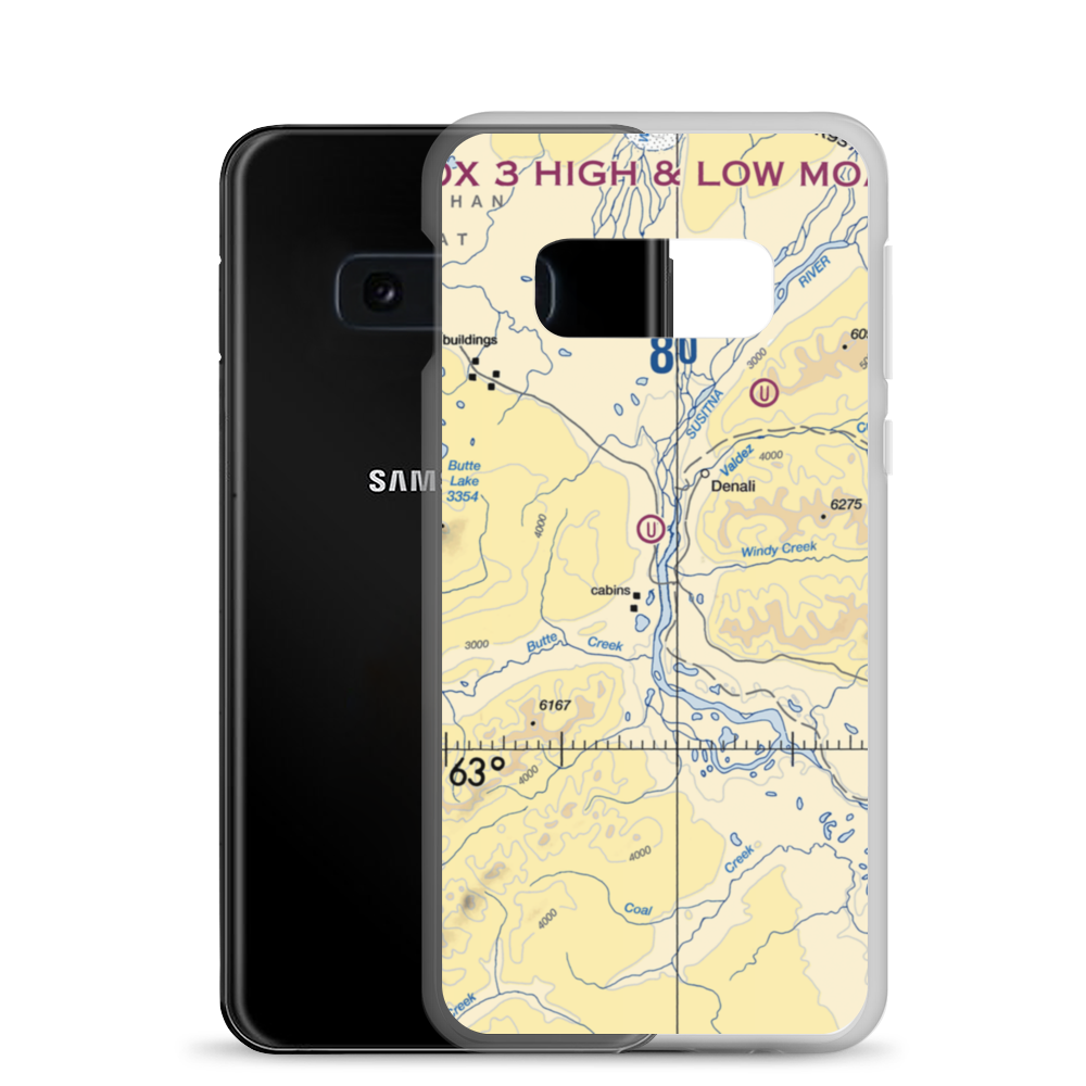 Road Commission Nr 1 Airport (0Z2) VFR Sectional Samsung Case Samsung Galaxy S10e model shown