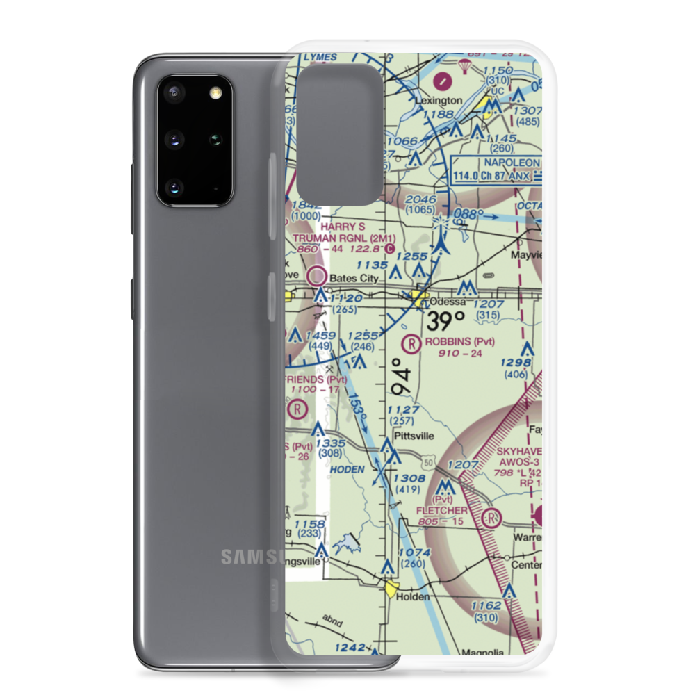 Robbins Airport (MU20) VFR Sectional Samsung Case Samsung Galaxy S20 Plus model shown