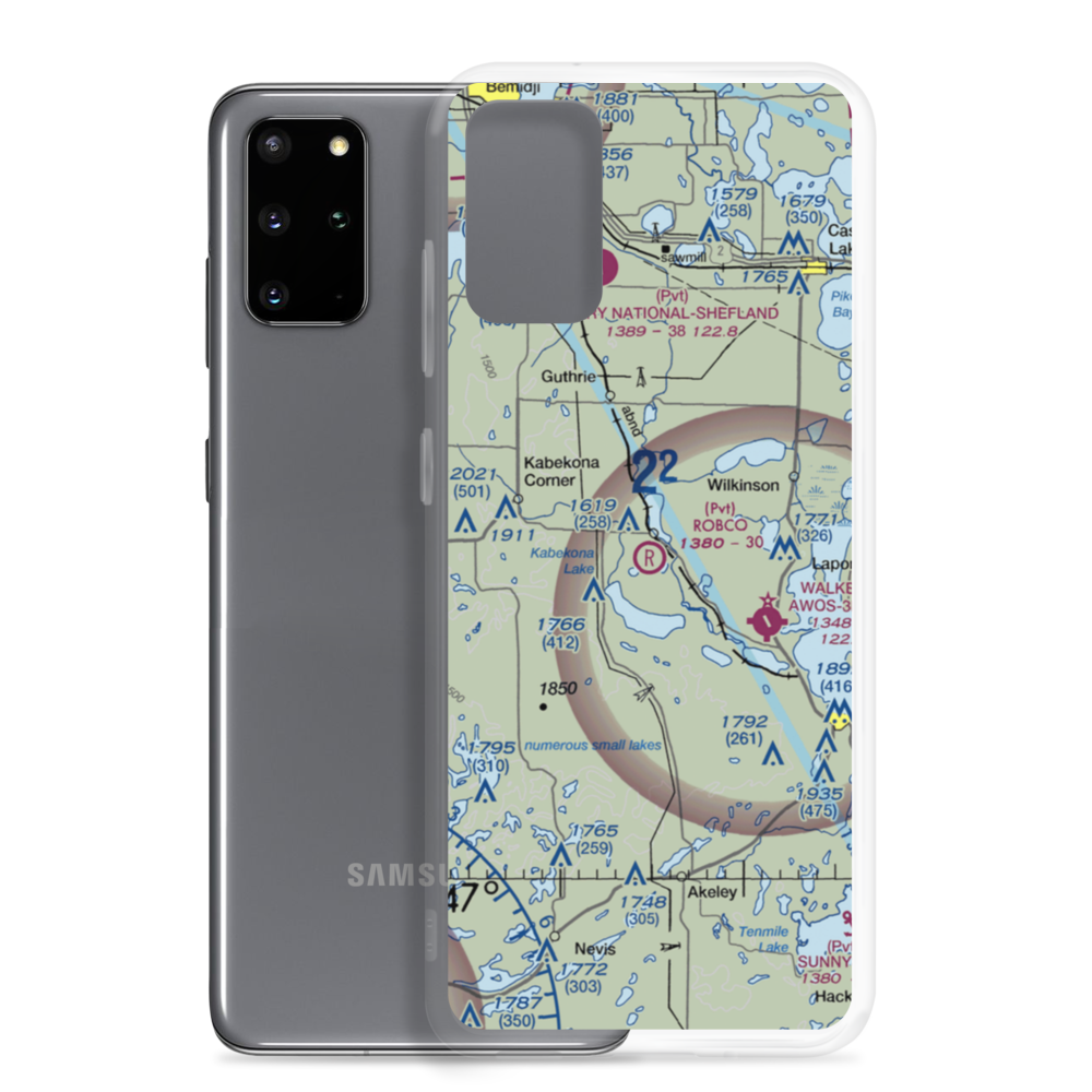 Robco Airport (MN12) VFR Sectional Samsung Case Samsung Galaxy S20 Plus model shown
