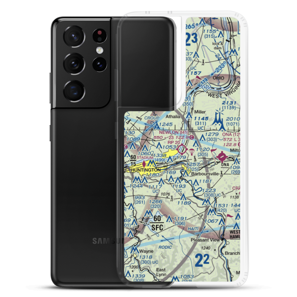 Robert Newlon Field (I41) VFR Sectional Samsung Case Samsung Galaxy S21 Ultra model shown