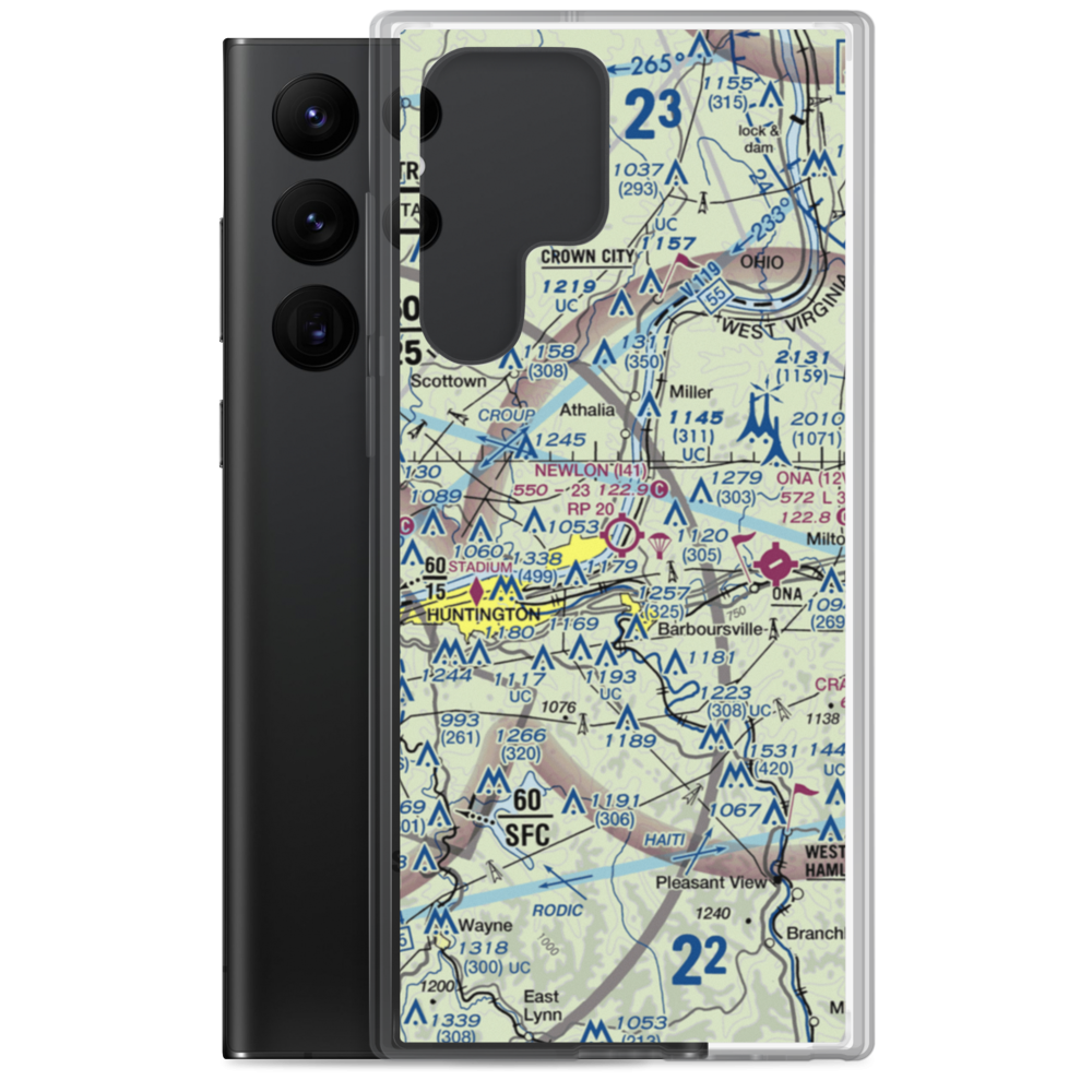 Robert Newlon Field (I41) VFR Sectional Samsung Case Samsung Galaxy S22 Ultra model shown